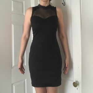 Guess black stretch denim dress style of Diesel sz 6 - 8